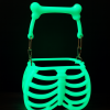 Karanlıkta Parlayan Anatomik Kaburga Çantası - 3D Baskı El Çantası