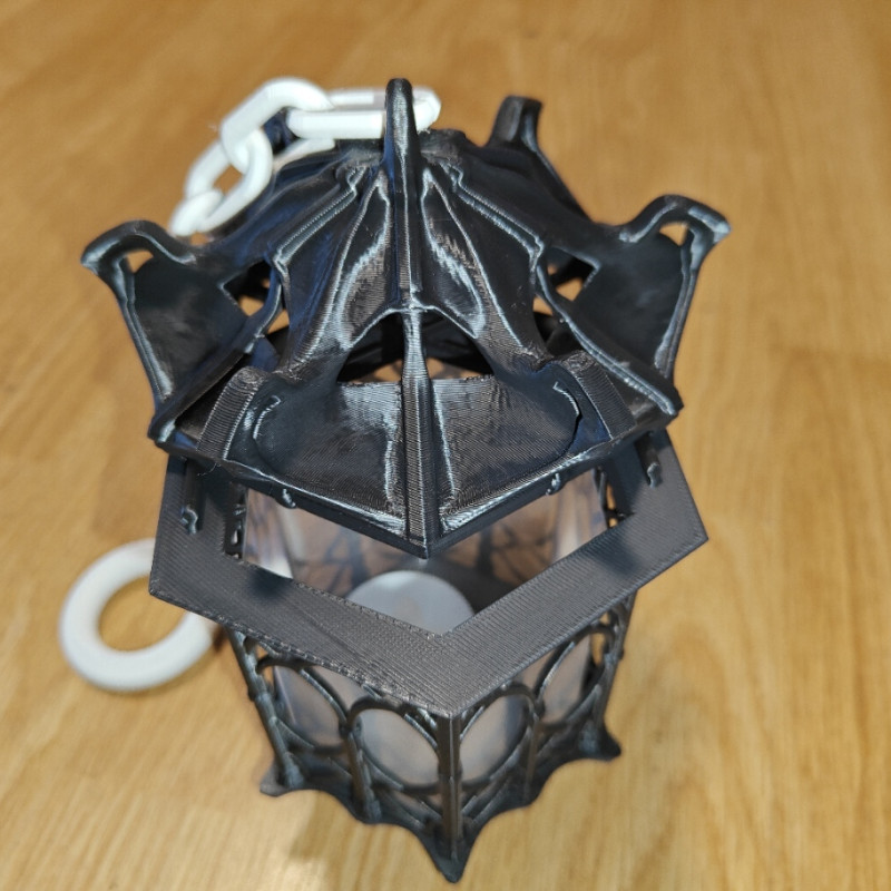 Gotik Duvar Feneri - Ürkütücü El Tasarımı 3D Baskı Dekor