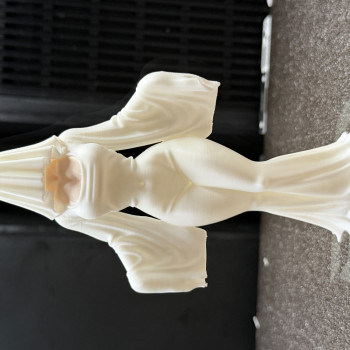 Gizemli Tapınak Bekçisi Hayalet Kadın 3D Baskı Figür