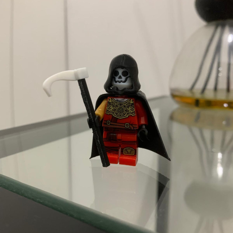 Ölüm Meleği Minifigür Kostümü - 3D Baskı Halloween Aksesuar Ölüm Meleği Minifigür Kostümü - 3D Baskı Halloween Aksesuar