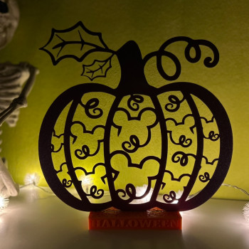 Mickey Fare 3D Kabak Dekorasyon - Evrensel Stand Uyumlu