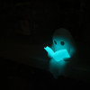 Hayalet Kitap Okuyucu 3D Baskı Dekor - Işıklı Halloween Aksesuarı