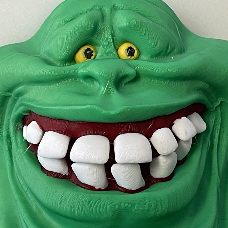 Ghostbusters Slimer Duvar Dekoru - 3D Baskılı Hayalet Figürü