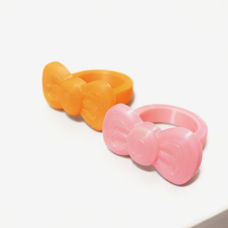 3D Baskı Fiyonk Yüzük - Hafif ve Şık Aksesuar