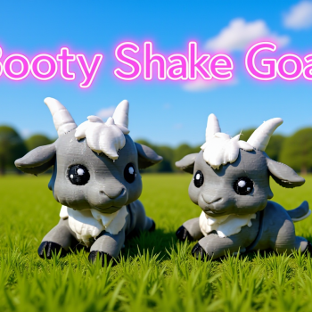 Esnek Keçi Fidget Oyuncağı - 3D Baskılı Hareketli Oyuncak