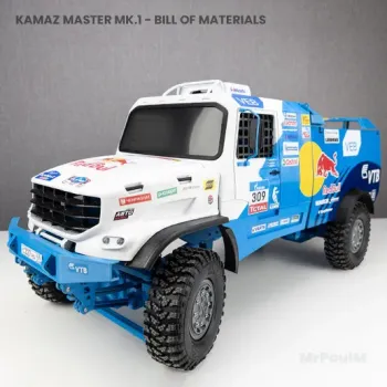 Kazmaz 4x4 RC Kamyon 3D Baskı Modeli - DIY Hobi Seti