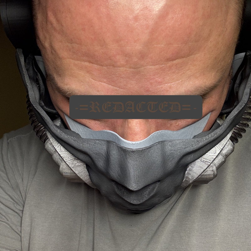 Grimdark Yarım Kafatası Maskesi - Cosplay ve Koleksiyon Grimdark Yarım Kafatası Maskesi - Cosplay ve Koleksiyon