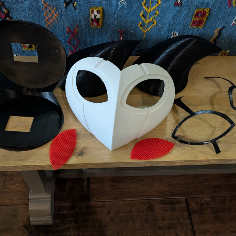 Hollow Knight Grimm Maskesi - Yetişkin ve Çocuk Boyu 3D Baskı