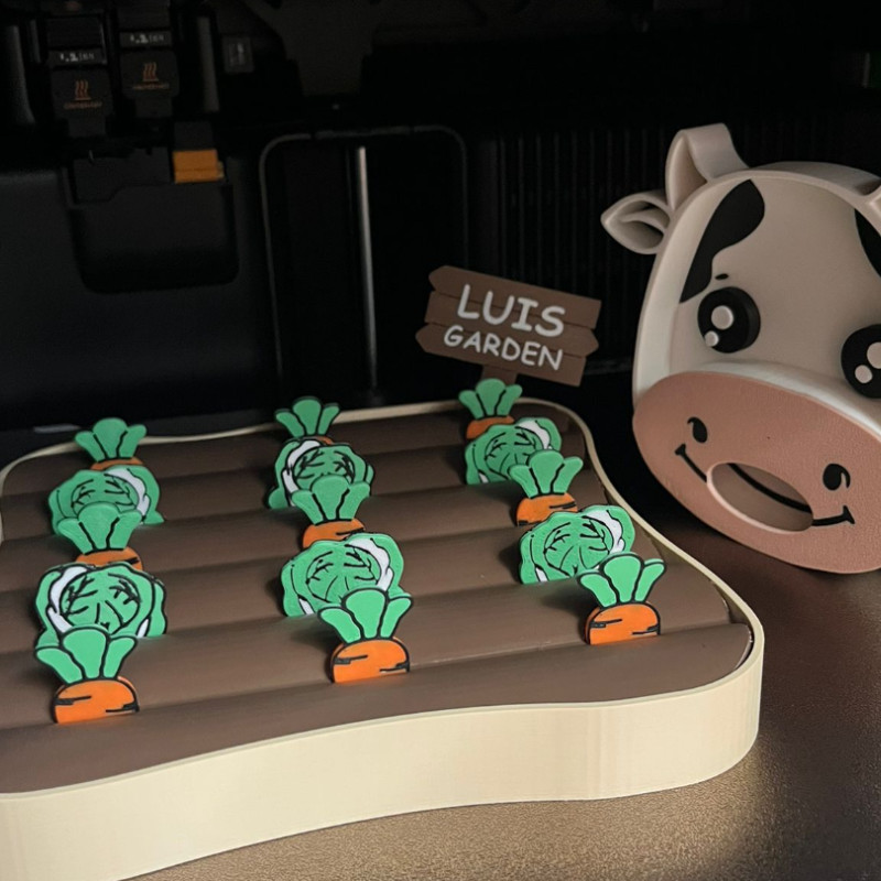 Montessori Bahçe Eğitici 3D Baskı Oyuncak - Çocuk Gelişim Seti