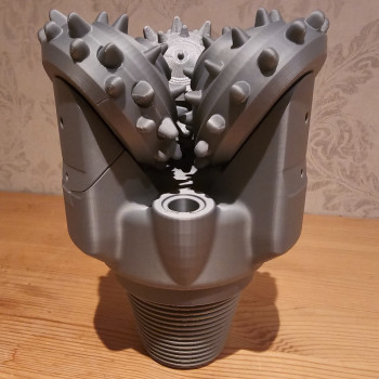 TriCone Matkap Ucu 3D Baskı Eğitim Modeli - Mühendislik Eğitimi