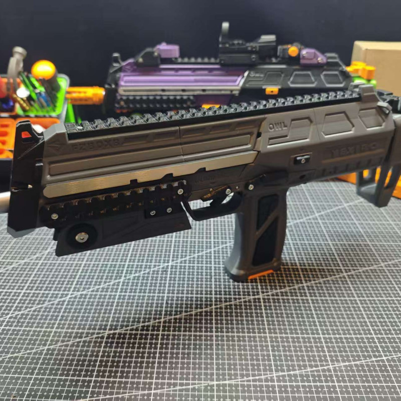 Gece Baykuşu MP7 Soft Dart Blaster - 3D Baskılı Cosplay Silahı