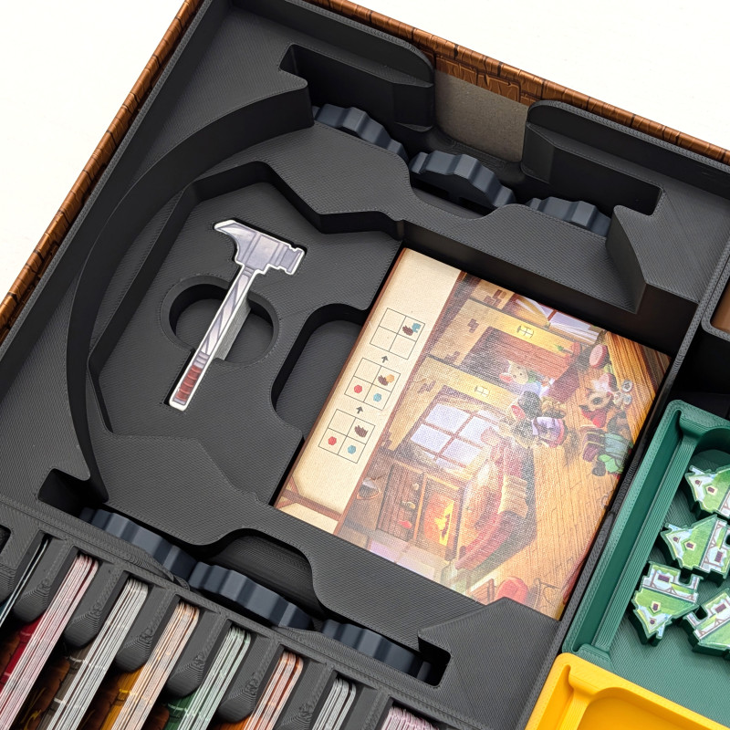 Tiny Towns Tüm Eklentiler için 3D Baskı Oyun Organizatörü