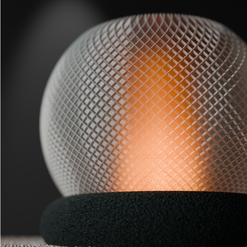 Modern Küre Dokulu Masa Lambası - 3D Baskı Dekoratif Aydınlatma