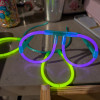 Parlak Glowstick Gözlük ve Baş Bandı - Parti Aksesuarı