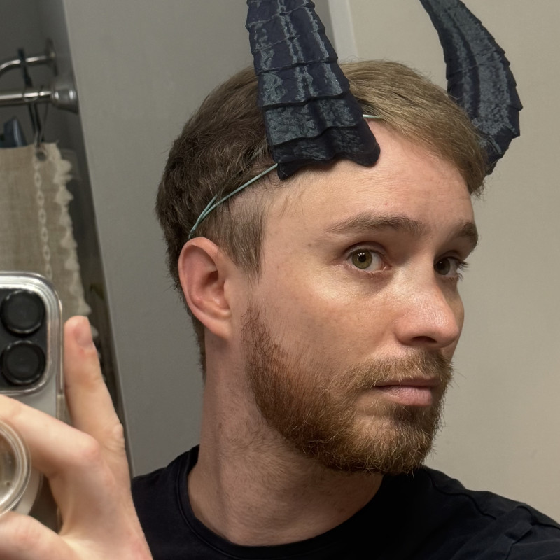 Tiefling Kostüm Boynuzları - 3D Baskı Cosplay Aksesuarı Tiefling Kostüm Boynuzları - 3D Baskı Cosplay Aksesuarı
