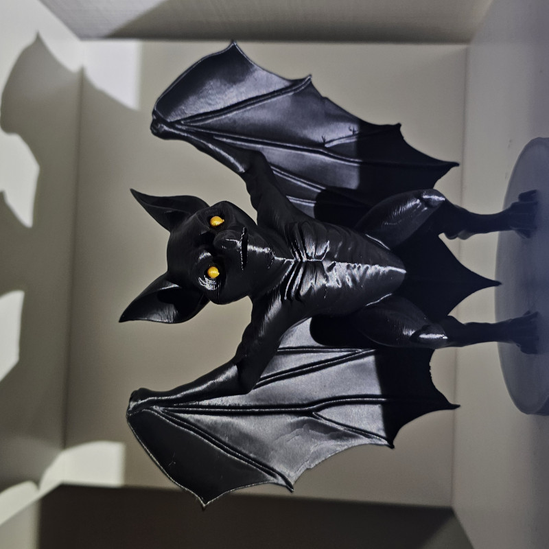 Detaylı Yarasa Heykelleri - Dekoratif 3D Baskı