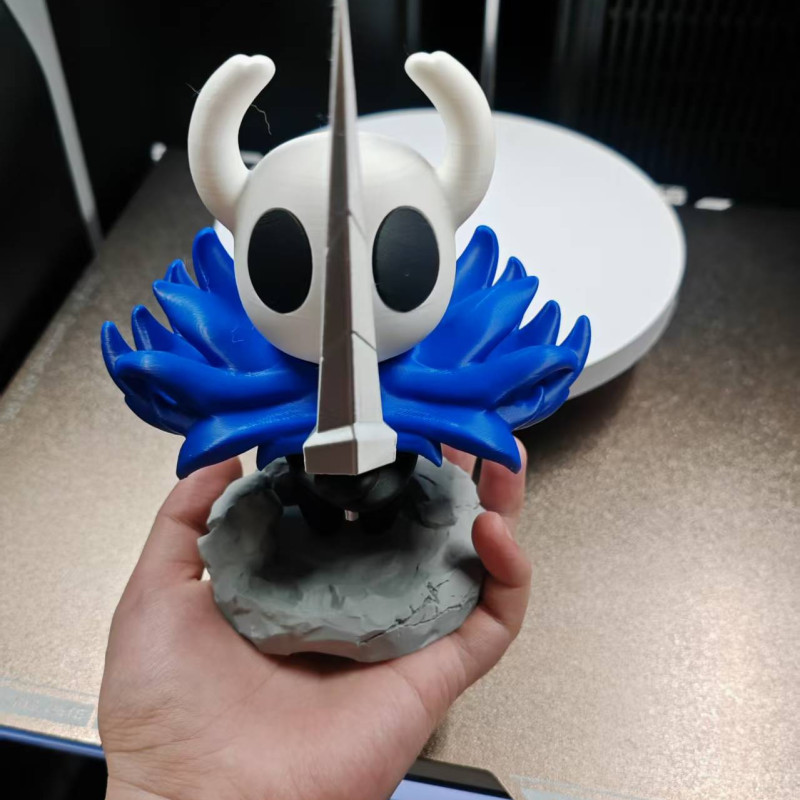 Hollow Knight Kılıç Çekme Duruşu 3D Baskı Figür - Dönebilir Başlı Hollow Knight Kılıç Çekme Duruşu 3D Baskı Figür - Dönebilir Başlı