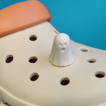 Sevimli Hayalet Croc Jibbitz - 3D Baskılı Ayakkabı Aksesuarı