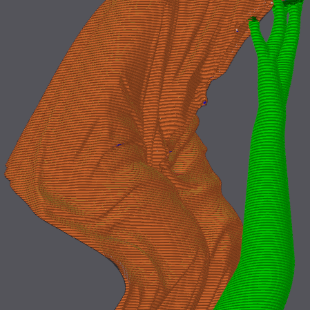Korkunç Azrafil Raf Süsü 3D Baskı Heykel - Dekoratif Sanat Eseri