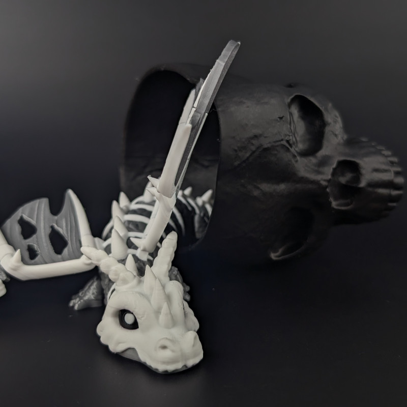 Eski Kemik Ejderha - Hareketli Oyuncak Figür - 3D Baskı Koleksiyon Eski Kemik Ejderha - Hareketli Oyuncak Figür - 3D Baskı Koleksiyon