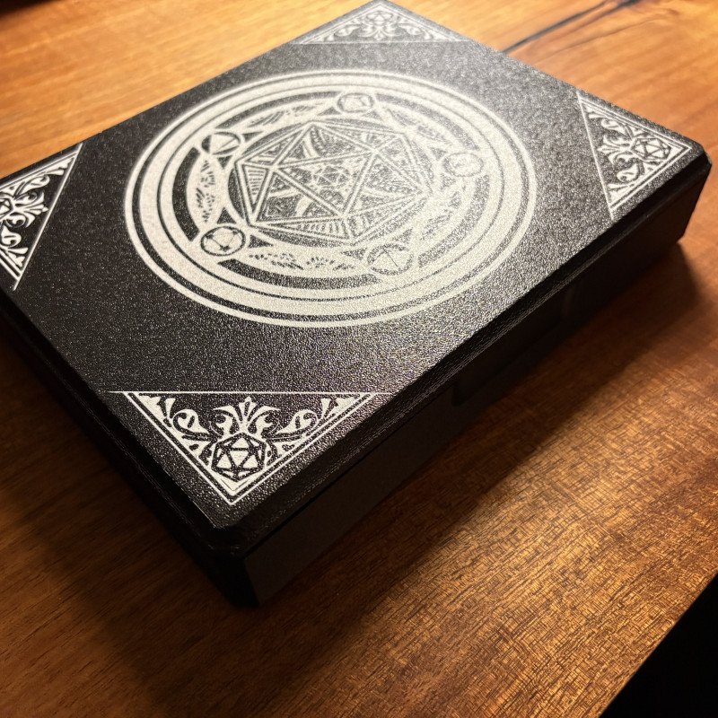 DND Oyuncu Seti Tepsisi - Katlanır Zar Kulesi | 3D Baskı DND Oyuncu Seti Tepsisi - Katlanır Zar Kulesi | 3D Baskı