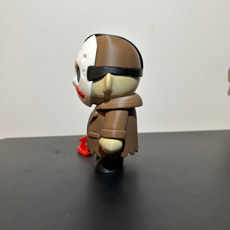 Jason Voorhees 3D Baskılı Korku Figürü - Halloween Dekorasyon