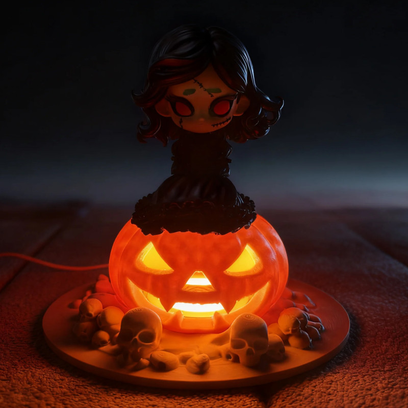 Siberpunk Katedral RGB LED Gece Lambası - 3D Baskı Dekor