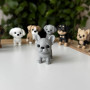 Fransız Bulldog Yavrusu 3D Baskılı Dekoratif Heykelcik