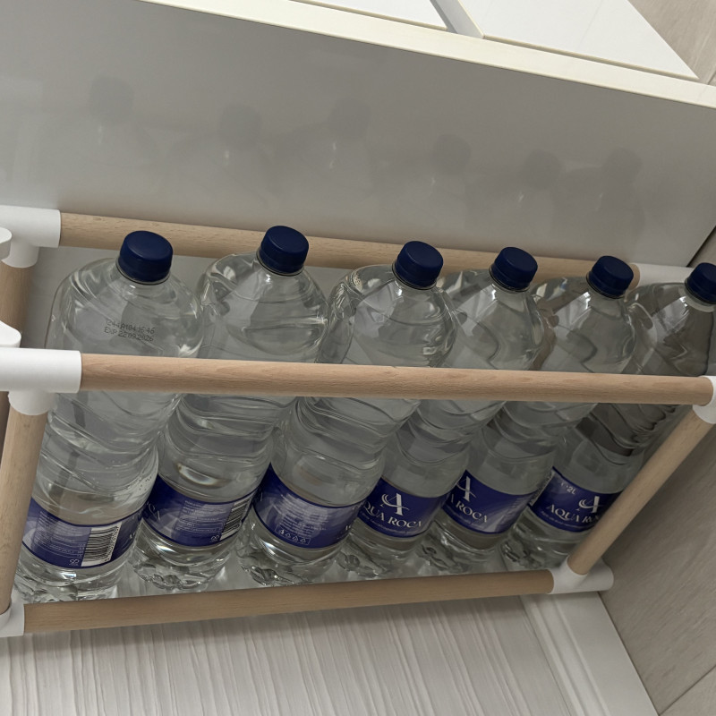 Modüler Şişe Rafı - 3D Baskılı Mekan Tasarruflu Şişe Tutucu