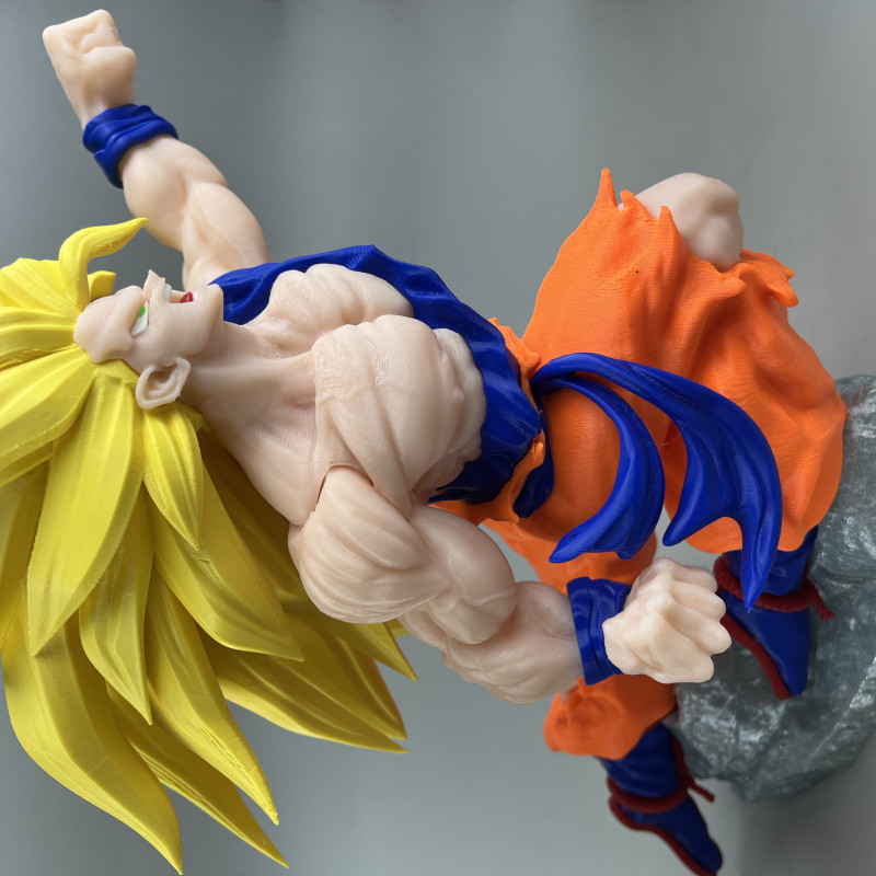 Dragon Ball Super 3 Dragon Fist Goku 3D Baskı Heykel - Anime Koleksiyon