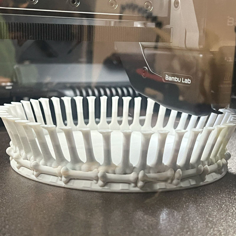 Cadılar Bayramı Bonsai Heykeli - Ürkütücü 3D Baskı Dekor