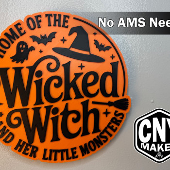 Cadı ve Canavarlar Halloween Duvar Dekoru - 3D Baskılı Cadı ve Canavarlar Halloween Duvar Dekoru - 3D Baskılı