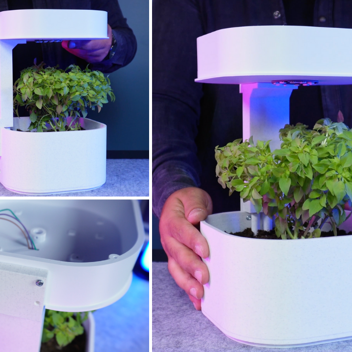 Akıllı Otomatik Sulama Saksı - 3D Baskı Ev Bitkisi Çözümü Akıllı Otomatik Sulama Saksı - 3D Baskı Ev Bitkisi Çözümü