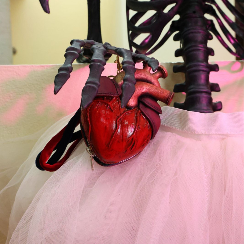 Sevimli Kalp Çanta - 3D Baskılı Özel Tasarım Moda Aksesuarı