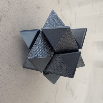 3D Geometrik Zeka Bulmacası Yıldız Küp - Zihin Açıcı Puzzle