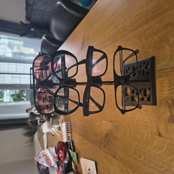 Organik Tasarım Gözlük Standı - 4'lü Şık Gözlük Tutucu