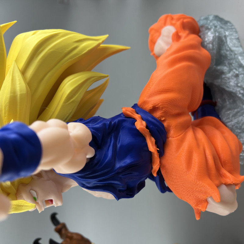 Dragon Ball Super 3 Dragon Fist Goku 3D Baskı Heykel - Anime Koleksiyon