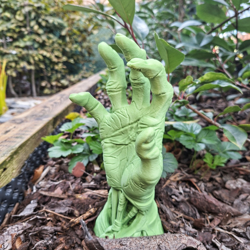 Cadılar Bayramı Zombi El Bahçe Dekoru - 3D Baskı