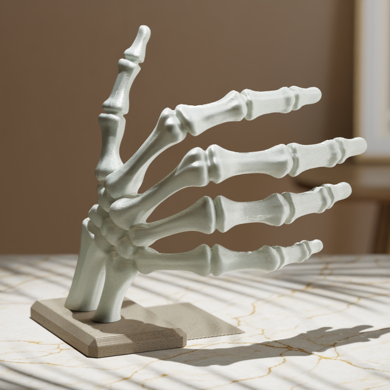 İskelet El Kitap Durdurucu - Cadılar Bayramı Dekoru