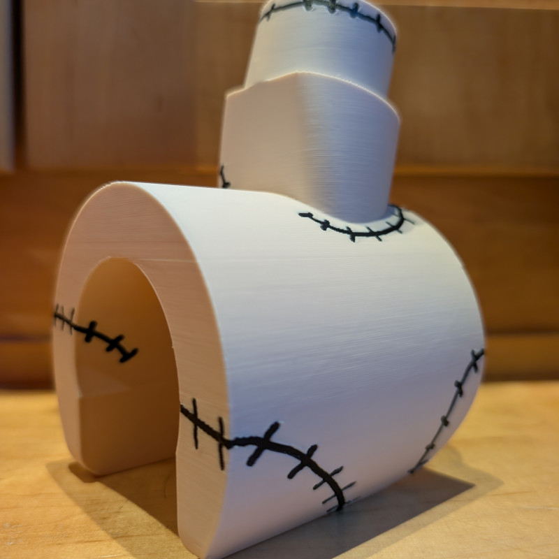 The Thing Addams Ailesi Wednesday Figürü - 3D Baskı Mini Heykel