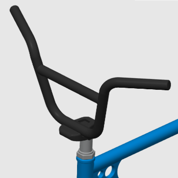 Raleigh Burner BMX 3D Modeli - Dönen Tekerlekli Oyuncak