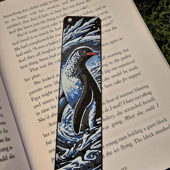 Penguen Kitap Ayracı - 3D Baskılı Tux & Tex Tasarımı