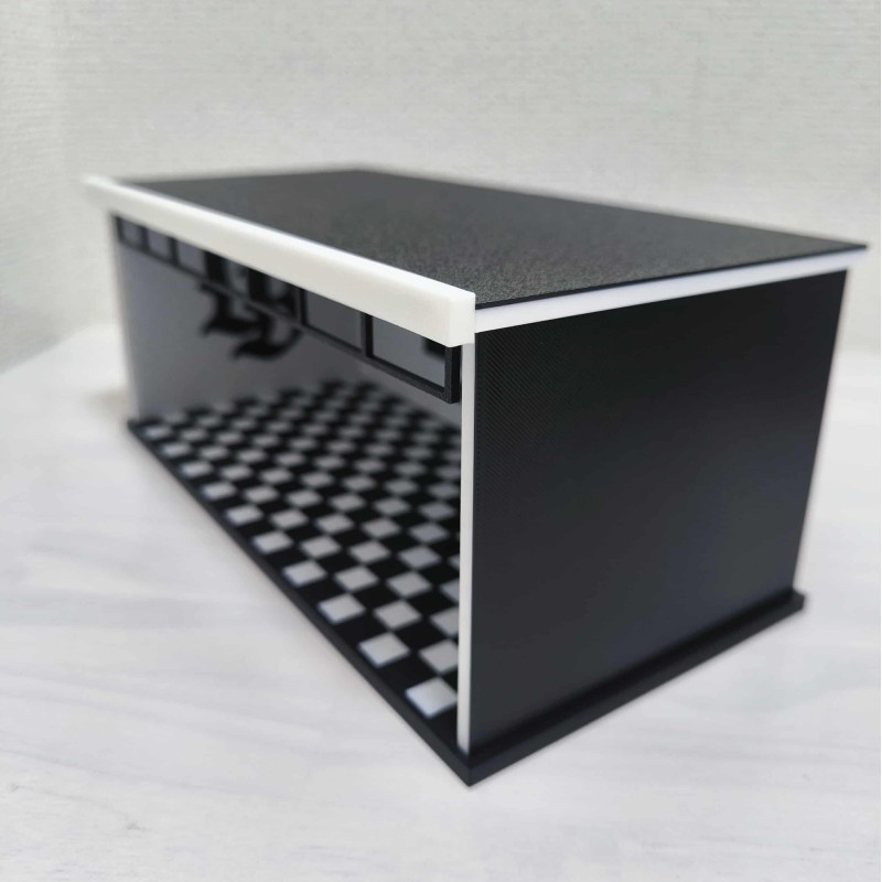 Liberty Walk LBWK 1/64 Diorama Garaj - 3D Baskılı Koleksiyon Gösterimi