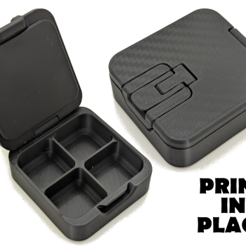 Tek Parça 3D Baskı İlaç Kutusu - Pratik ve Güvenli