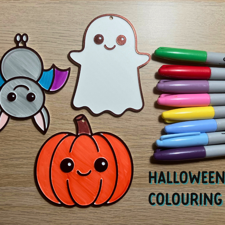 Halloween Boyama Seti | Çocuklar İçin El İşi Aktivitesi