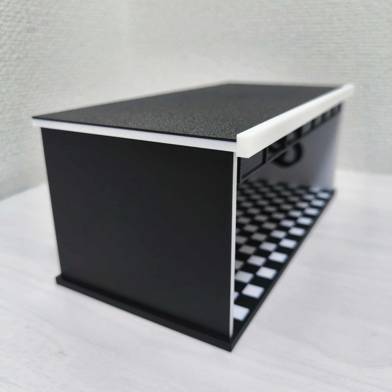 Liberty Walk LBWK 1/64 Diorama Garaj - 3D Baskılı Koleksiyon Gösterimi