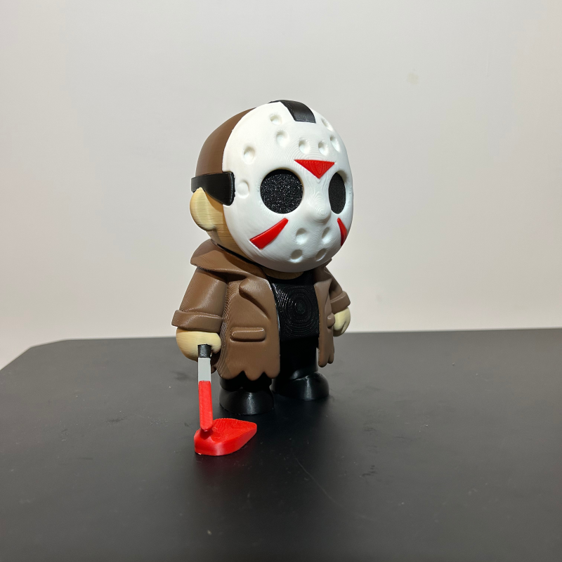 Jason Voorhees 3D Baskılı Korku Figürü - Halloween Dekorasyon