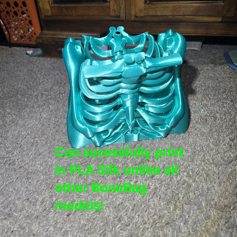 Ön Montajlı Kemik Çanta 2.0 - Dayanıklı 3D Baskı Aksesuar