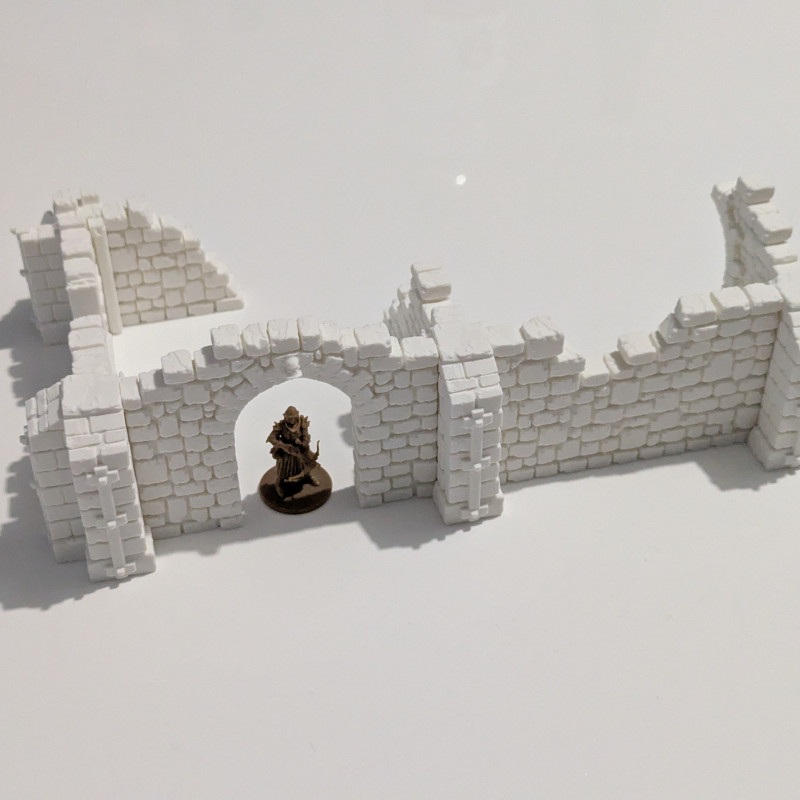 Unutulmuş Harabeler Ruine V4A - 3D Baskı Mimari Modül Seti