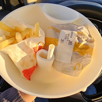 McDonalds Araç İçi Yemek Tutucu - 3D Baskılı Fast Food Taşıyıcı